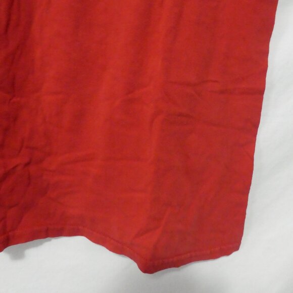 GILDAN | youth xl - extra large | Solid Red Cotton Tee / T-Shirt - Picture 7 of 12